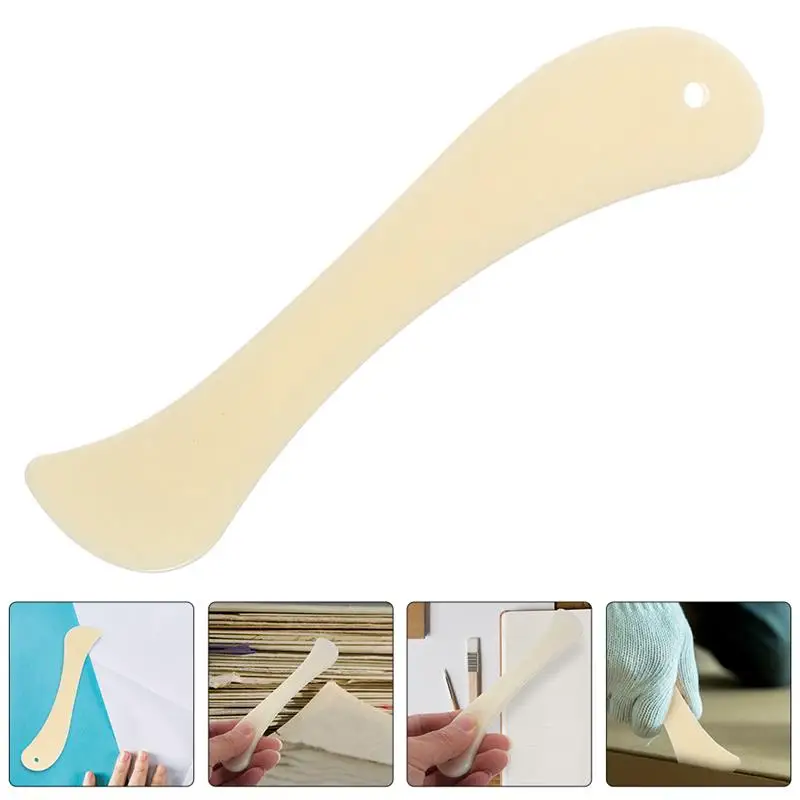5pc Paper Creaser Folder Bone Craft Tools Crease Knife Pastic Open Knife For Folding Creasing Paper Craft Tool