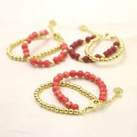 Lovely Fashion Natural Stone Bead Bracelet Baby Girls Lobster Clasp Accessories Girls Yoga Christmas Wedding Gift Jewelry Charm - Image 4