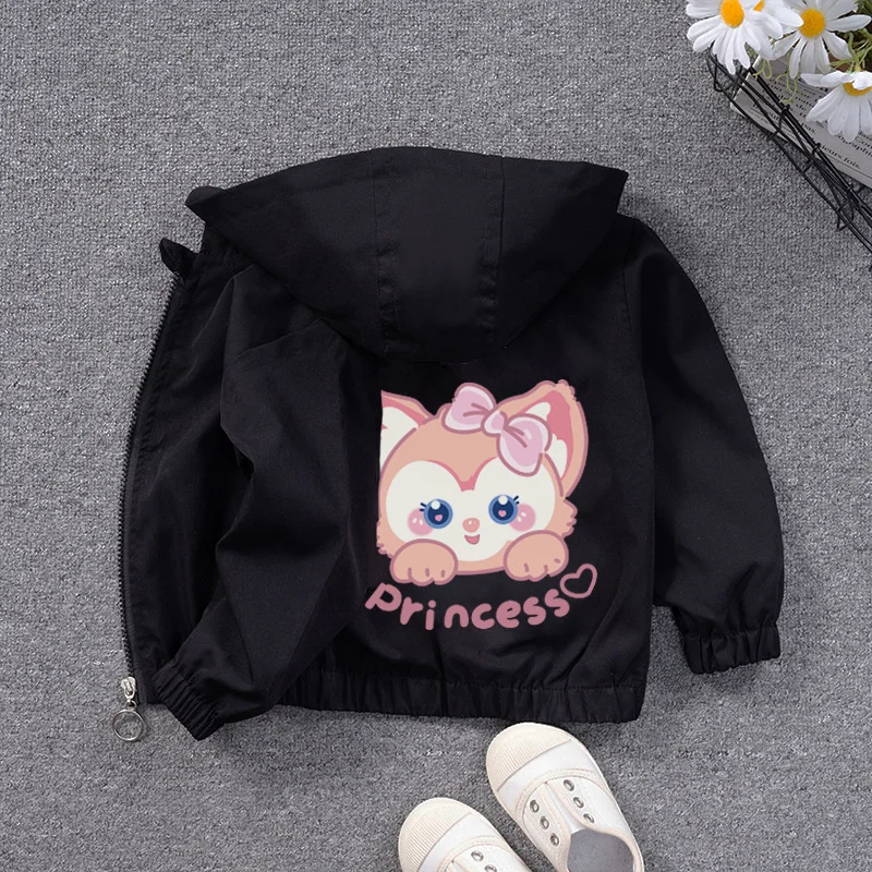 

Girls Coat Overcoat Jacket Windbreak Outerwear 2024 Red Spring Autumn Cotton Plus Size Teenagers Children's Clothing