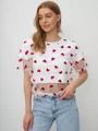 White short tee