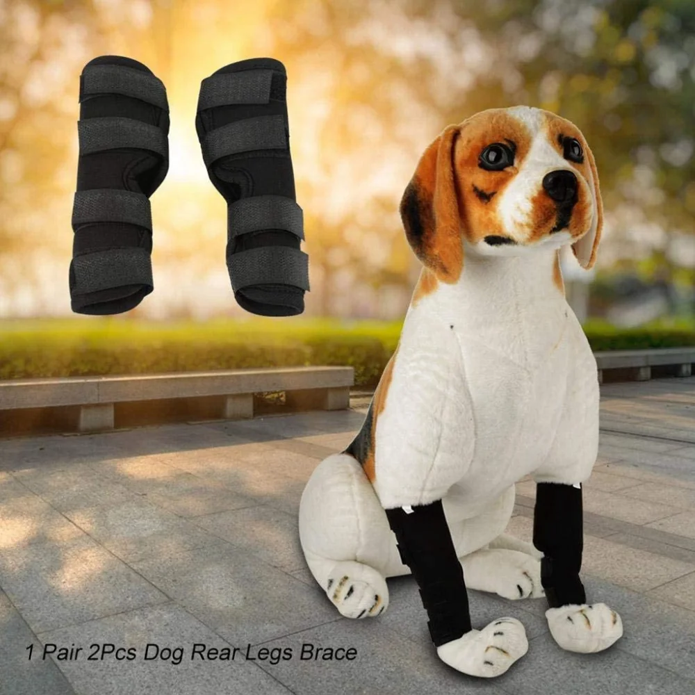Leg Kneepad for Dogs Recovery Bandage Pet Supplies Anti-Lick Wound Arthritis Auxiliary Fixed Joint Protector Dog Accessories images - 6