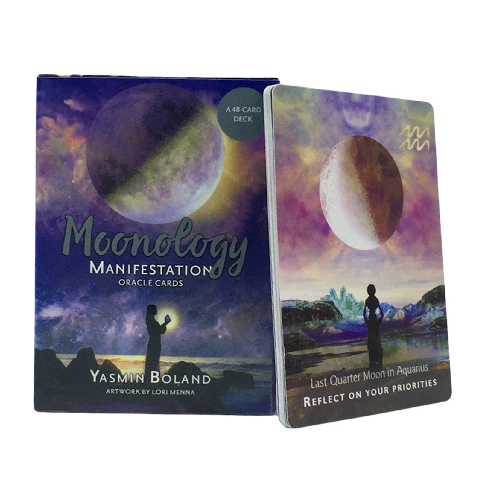 

New Tarot Cards For Moonology Manifestation Oracle Cards Astrology Guidance Divination Board Games Tarot Deck English Version