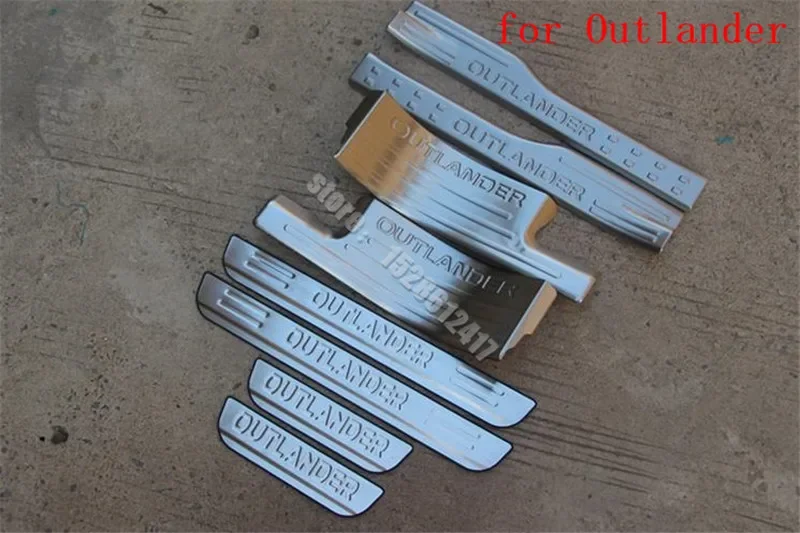 

For Mitsubishi Outlander 2013 2014- 2021 High-quality stainless steel Door Sill Scuff Plate door sill Car accessories