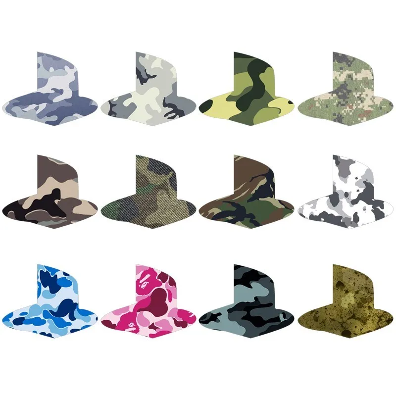 For PS5 Console Custom 12 PCS Decal Skin Sticker For PS5 Console Glossy Logo Underlay For PS5 Disk Digital Version Accessories 