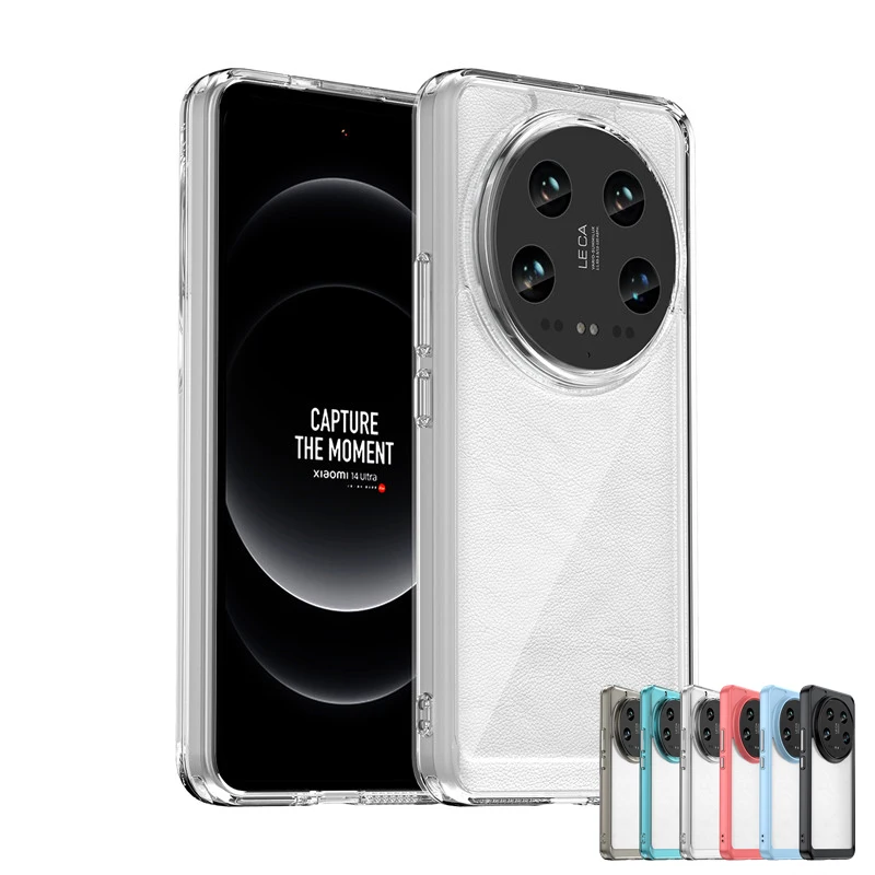 Per Xiaomi 14 Ultra Case Xiaomi 14 Ultra Cover Antiurto Hard Pc + Tpu Cover Posteriore Protettiva In Silicone Per Xiaomi 14 Ultra