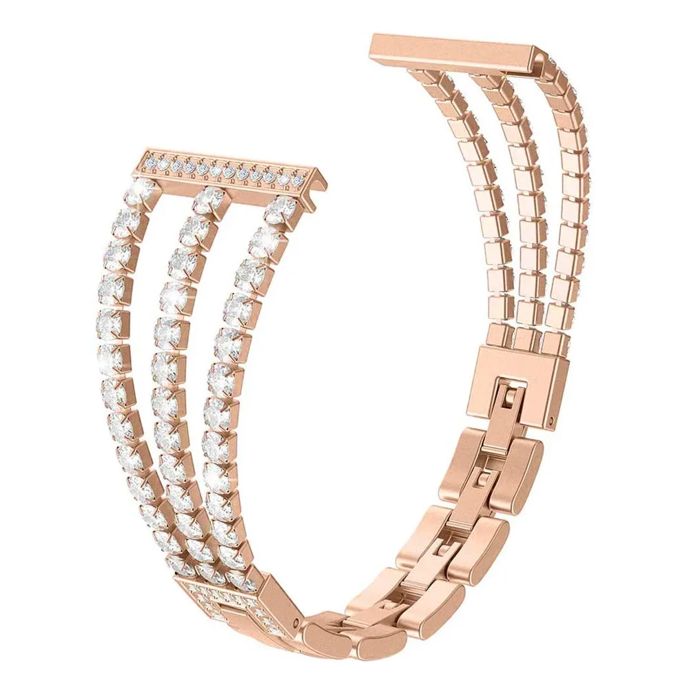 

Luxury Diamond Bracelet for Garmin Venu 2 Plus Band Woman Wristband Bling For Forerunner 245 Vivoactive 4 3 Move 3 Luxe Correa