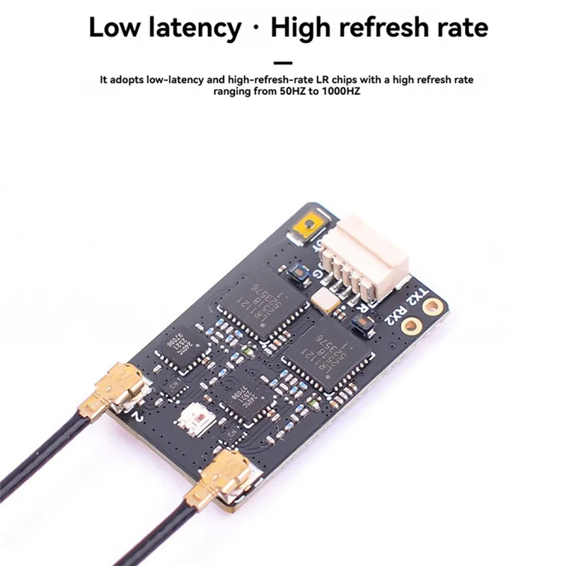【T07A】R4 Gemini-X Ricevitore ELRS dual band 2.4GHZ/SUB-G 900MHZ RX con antenna tipo T per parti di droni RC FPV - immagine 6