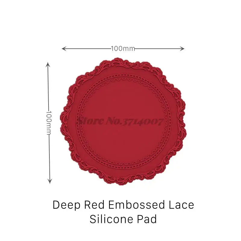 Girl Powder Crystal Sealing Wax Pad Fire Paint Stamping Template Label Making Tool Stone Embossed Pattern Silicone Placemat 