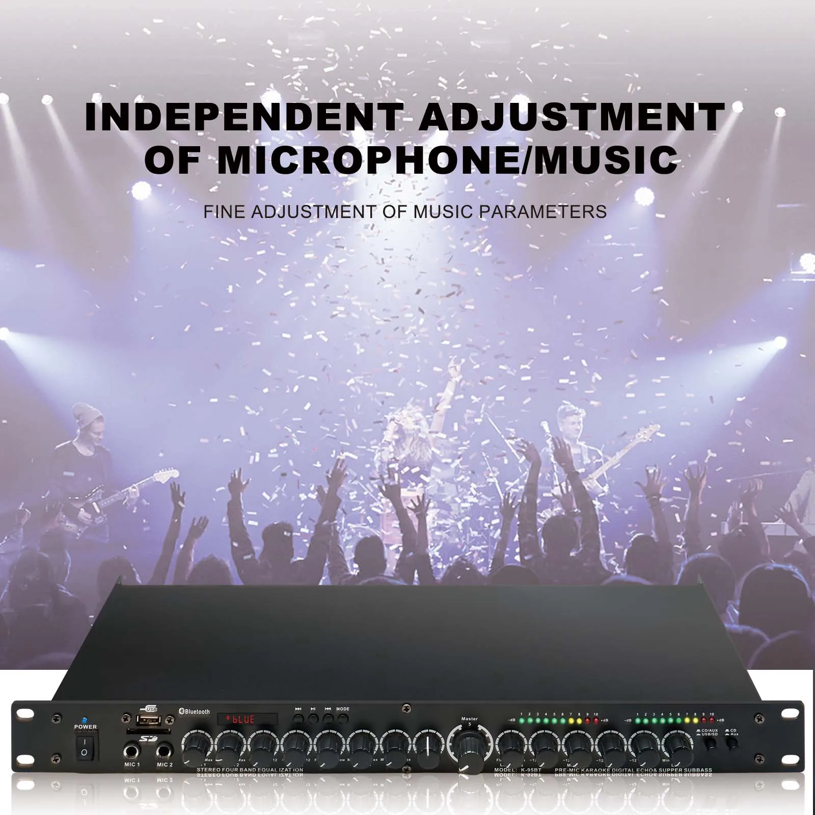 XGES-160 99 Effects Professional digital reverberation multi effect DSP processor audio processor equalizer