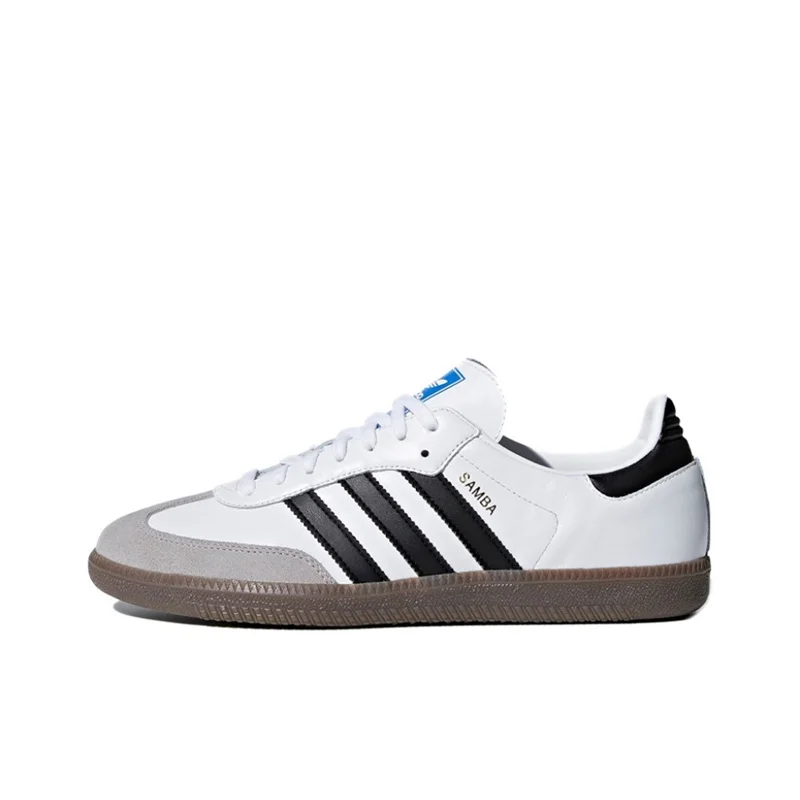 Adidas Originals Samba Men's and Women's Skateboarding Shoes Wear resistant, Lightweight, Fashionable Outdoor Flat Casual Shoes