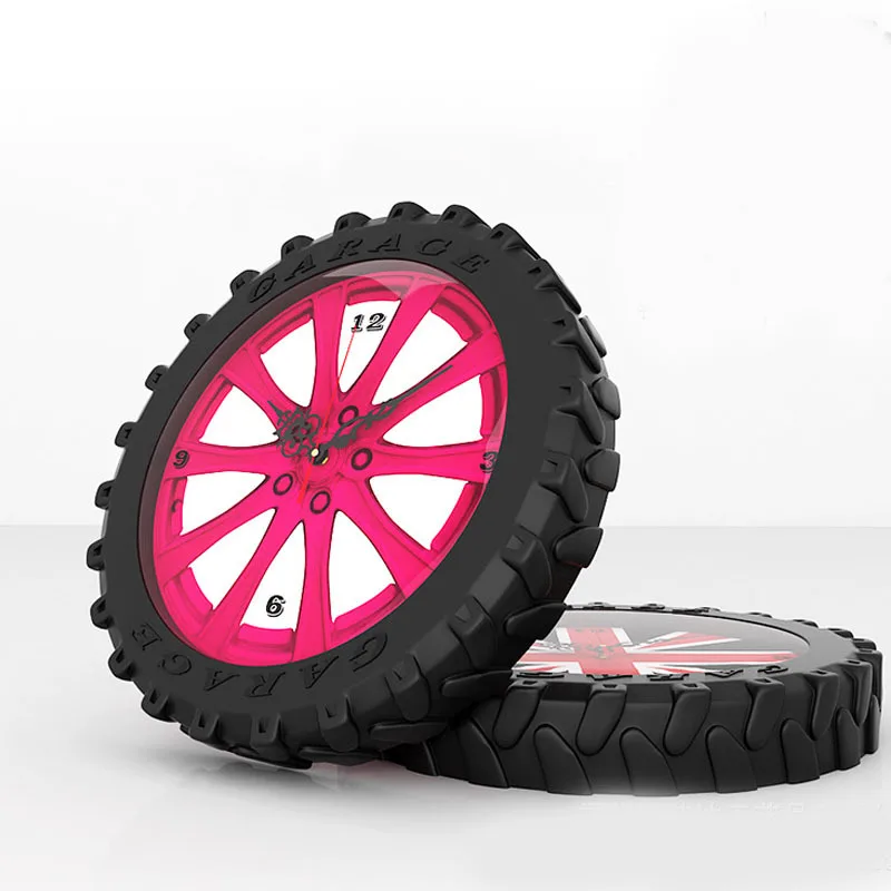 

Декоративные настенные часы, Новые Креативные трендовые рандомные атмосферные модные часы, пластиковые художественные часы с шинами