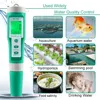 Yieryi TDS EC PH Salinity Meter ORP H2 S.G TEMP Water Quality Monitor Solution Fertilizer Resistivity Tester for Pools,Aquariums 6