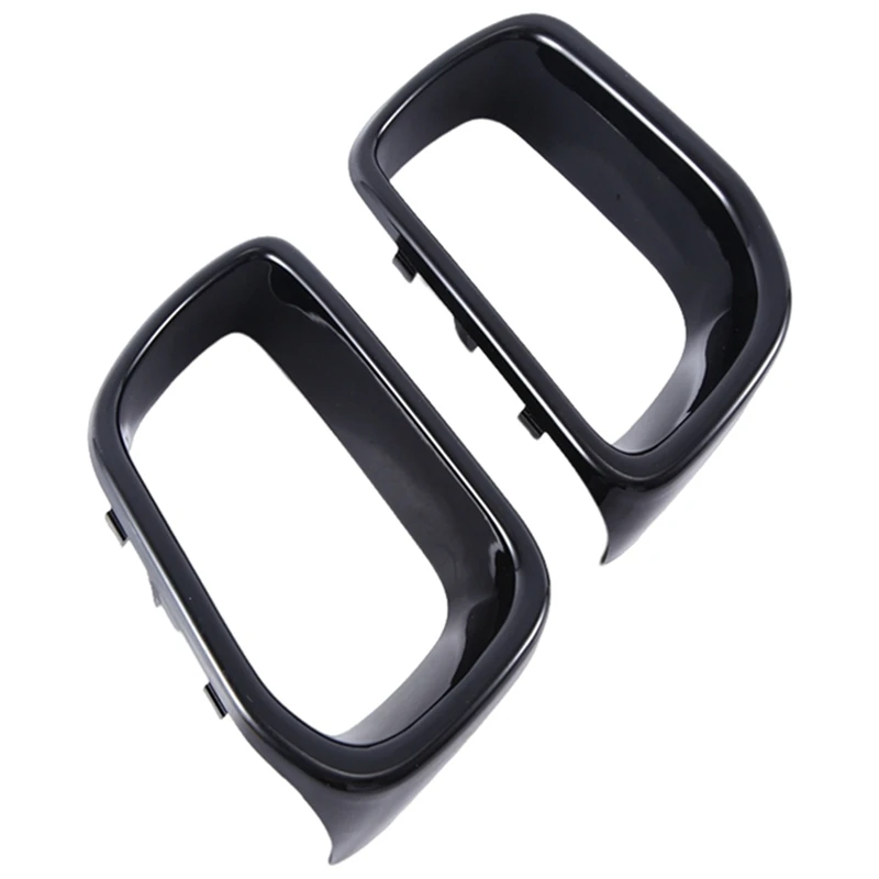 1 Pair Car Bumper Cover Front Air Duct Frame 51117337809 51117337810 Black Car Accessories For BMW MINI F55/F56/F57 2013-