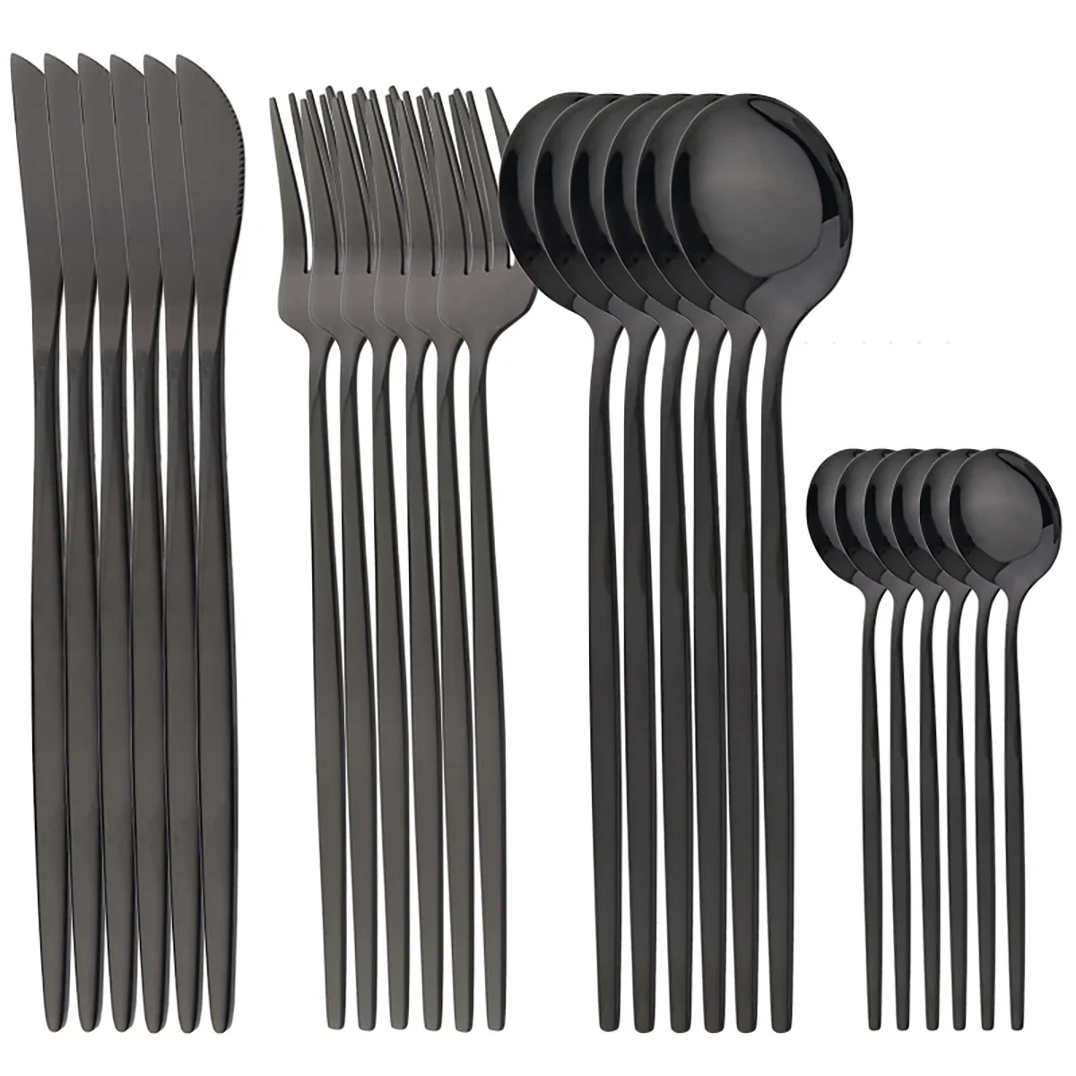 Black 24Pcs