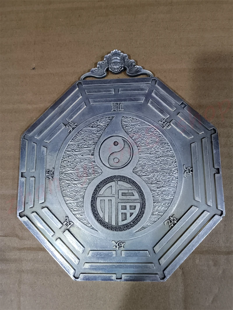 

Gourd Bagua Mirror Ornament, Nine Palace Tai Chi Bagua Ornament, Exquisite Home Crafts Decoration Ornament, Auspicious Feng Shui