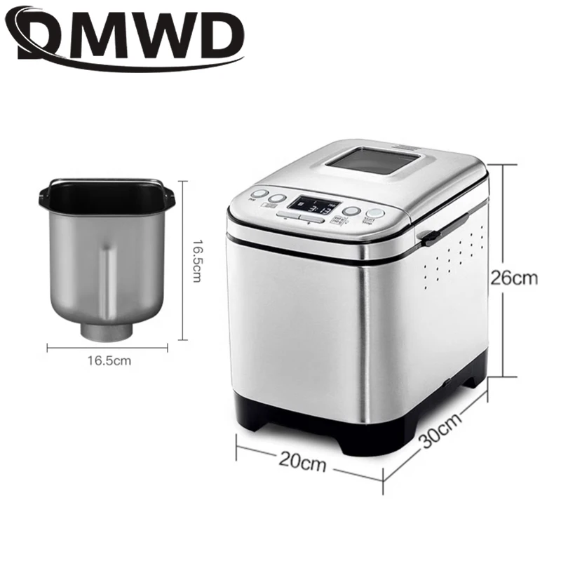 DMWD Household Bread Maker Multi-function Automatic Dough Stirrer Fermentation Smart Electric Bread Baking Machine Yogurt Maker 3