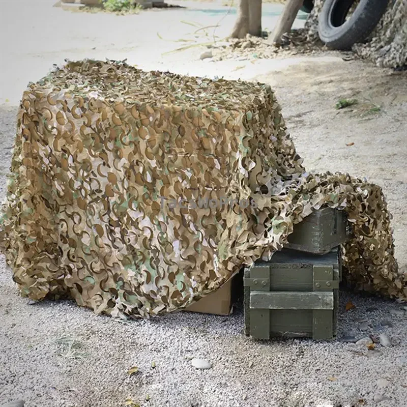 Camouflage Net Outdoor Hunting Wargame Tactical Blind Camo Nets Anti Ultraviolet Detection Cover Garden Sun Shelter sunshade net camouflage netting