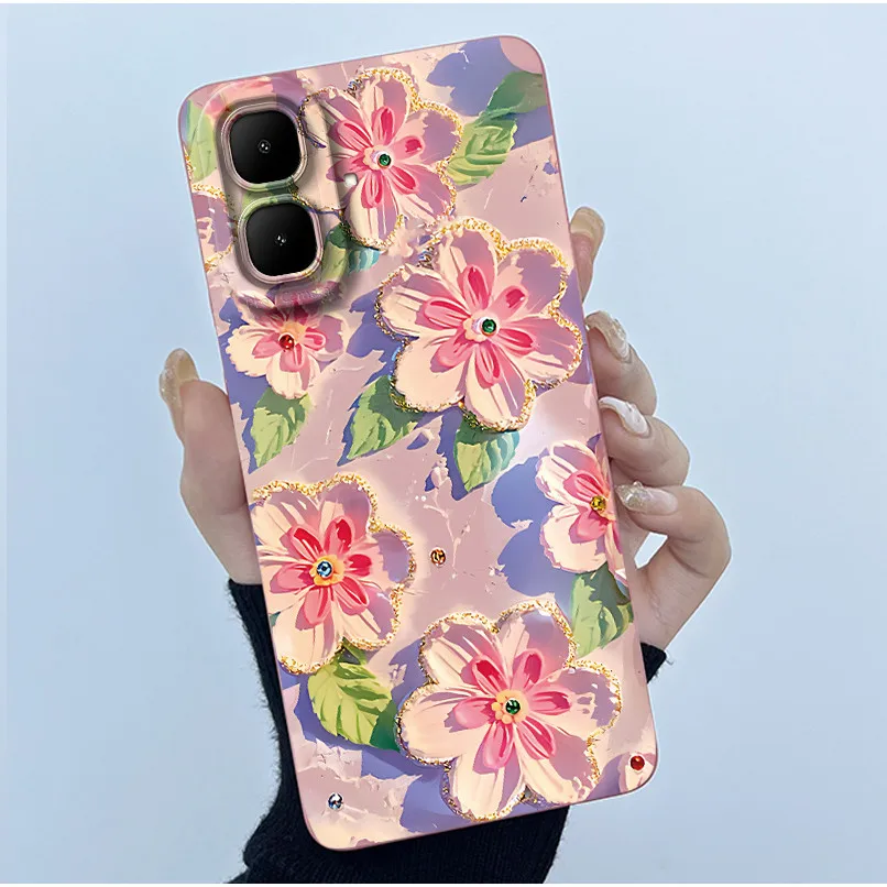 Fashion Simplicity Oil Painting Soft Silicone Phone Case Back Shell Cover
