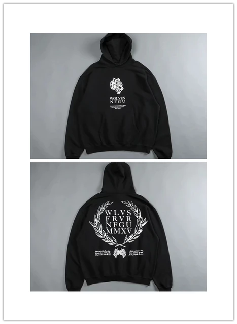 2022 Winter Heren Dikke Fleece Truien Unisex Hip Hop Wolf Print Hoodies  Classics Dik Fluwelen Stoffen Hoodies Oversized S-3XL - AliExpress