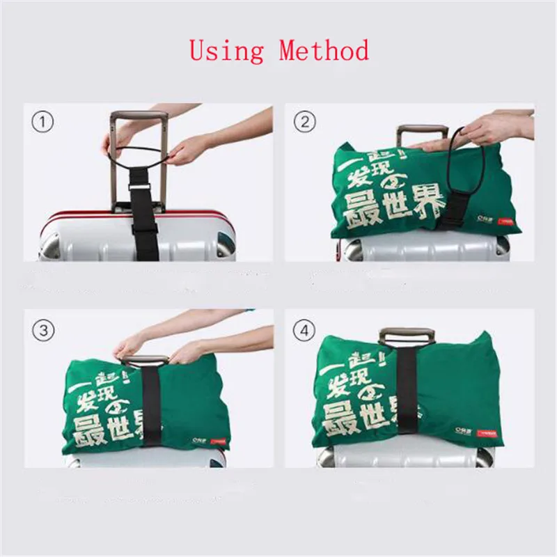 Luggage Strap Elastic Adjustable For Suitcase Baggage Travel