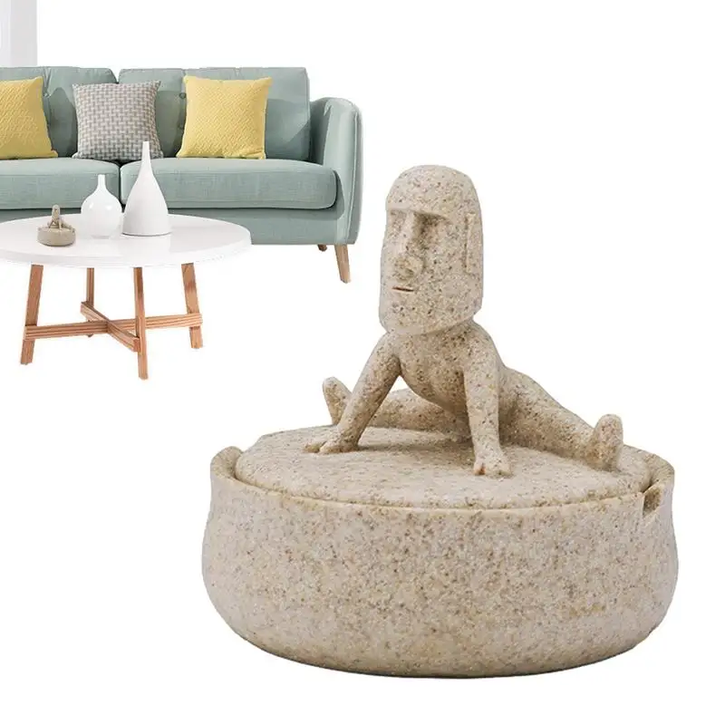 Posacenere Pasquale Statua In Pietra Posacenere In Resina Per Decorazioni Per Esterni E Per La Casa Statua Creativa Ornamento Da Tavolo Decorazioni Pe