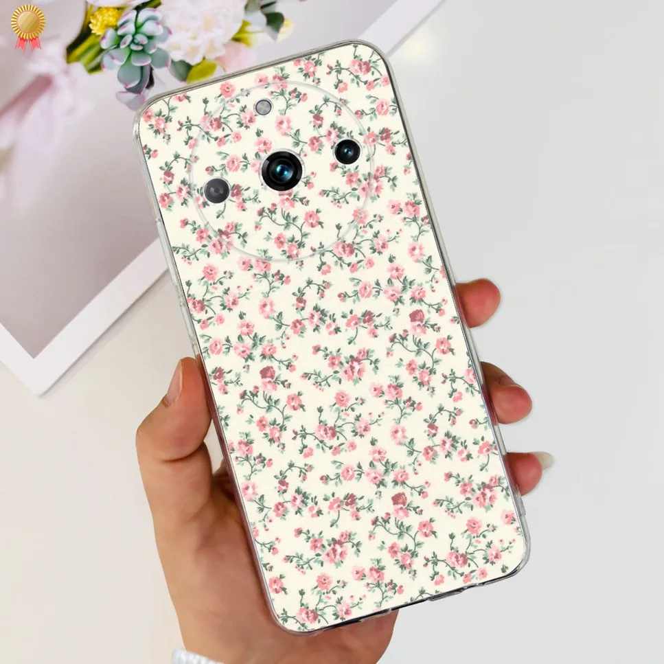 Clear Cute Cartoon Cat Soft Silicone TPU Back Cover