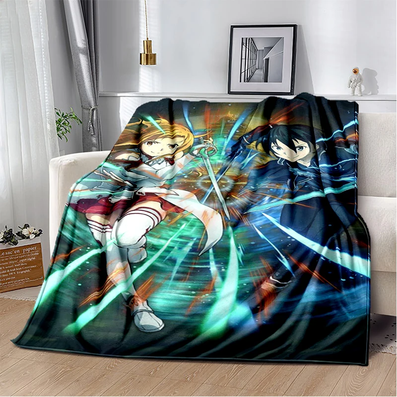 �α� �ִϸ��̼� SAO �ҵ� ��Ʈ �¶��� �ö��� ����Ʈ �÷��� ���� ħ�� ���, Gedruckt bettdeck Geschenk