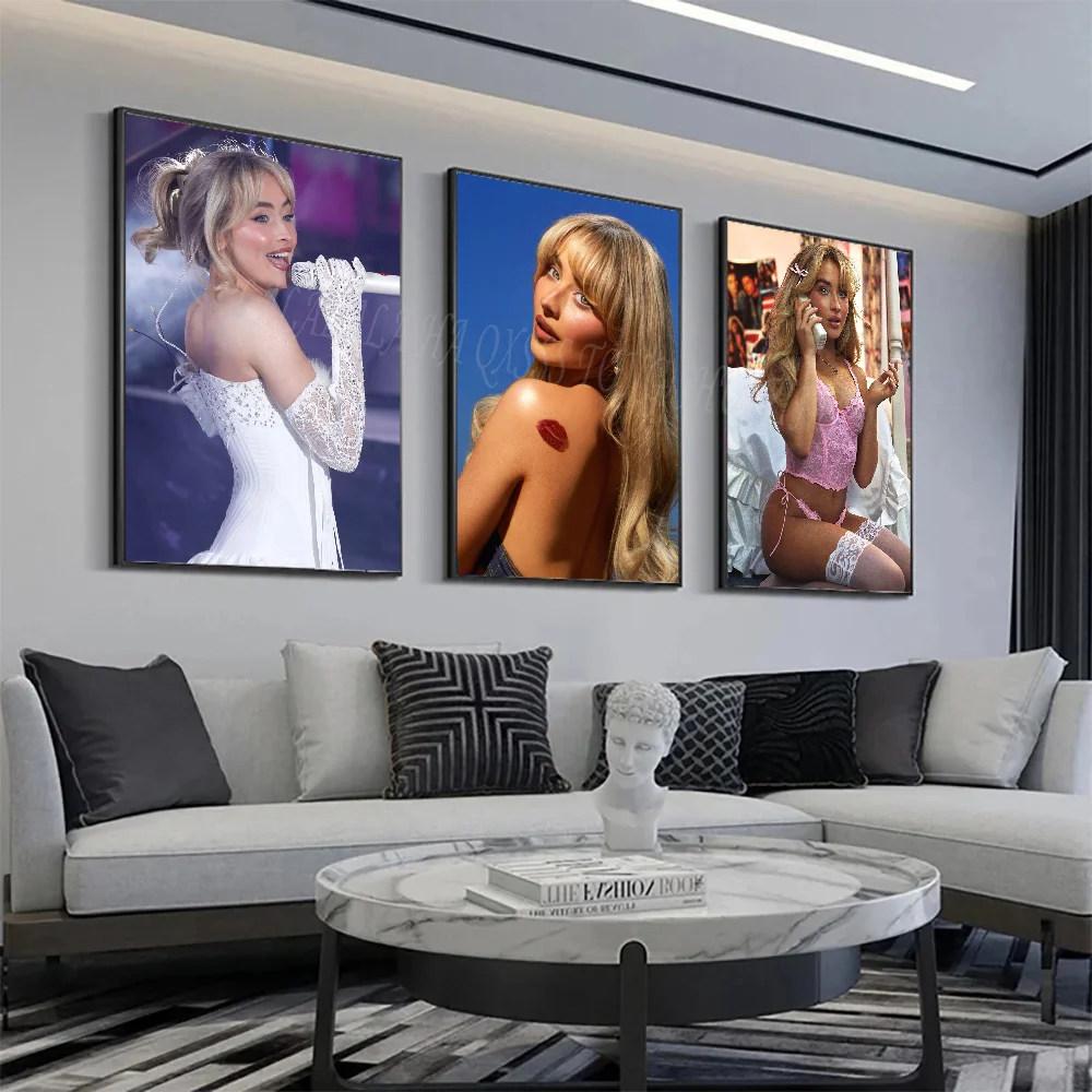 Poster Sabrina Carpenter Poster Art Print Bar Living Room Furniture Decor movie poster anime poster vintage posters league of legends poster poster prints