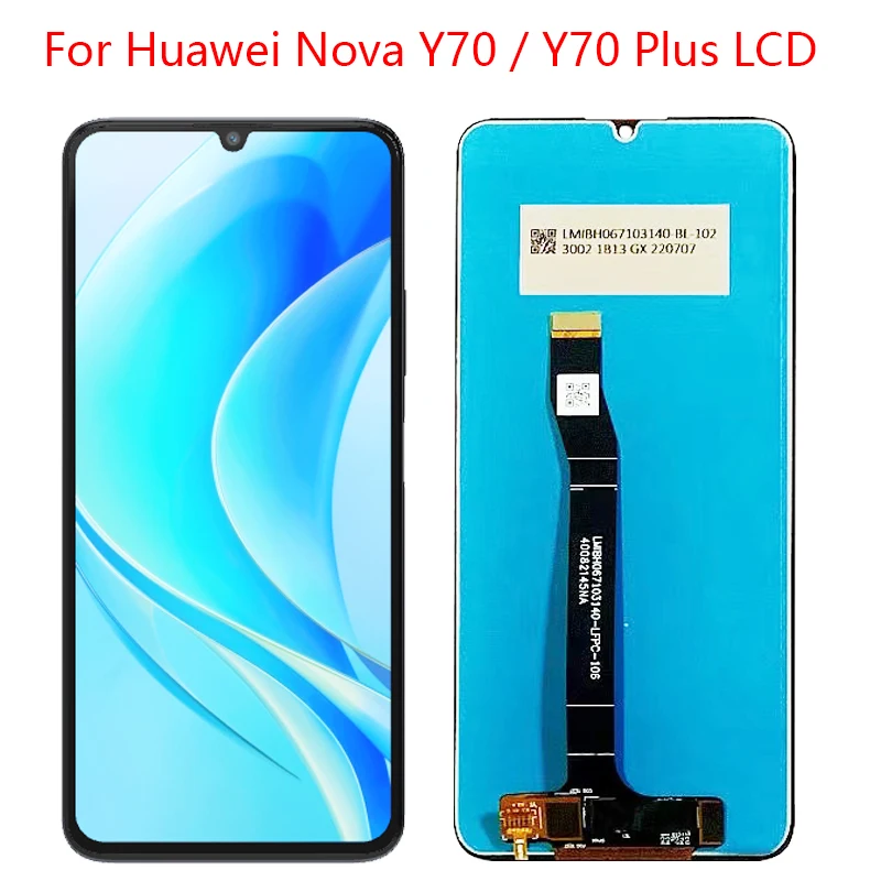 

For Huawei nova Y70 Y70 Plus LCD MGA-LX9 Display Screen Touch Digitizer Assembly For Huawei nova Y70 MGA-LX9N LCD