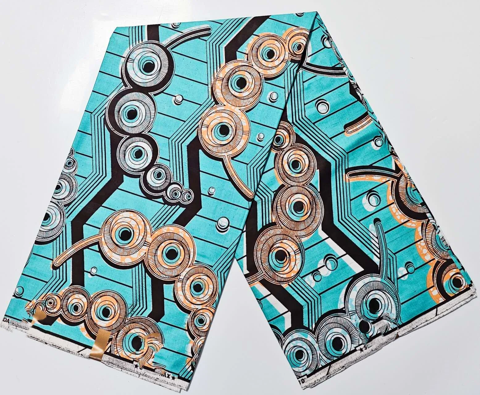 Afican Super holande Wax Fabric Sewing Material 100% Cotton Prints 6 Yards High Quality For Dress Sewing Material TT11GX