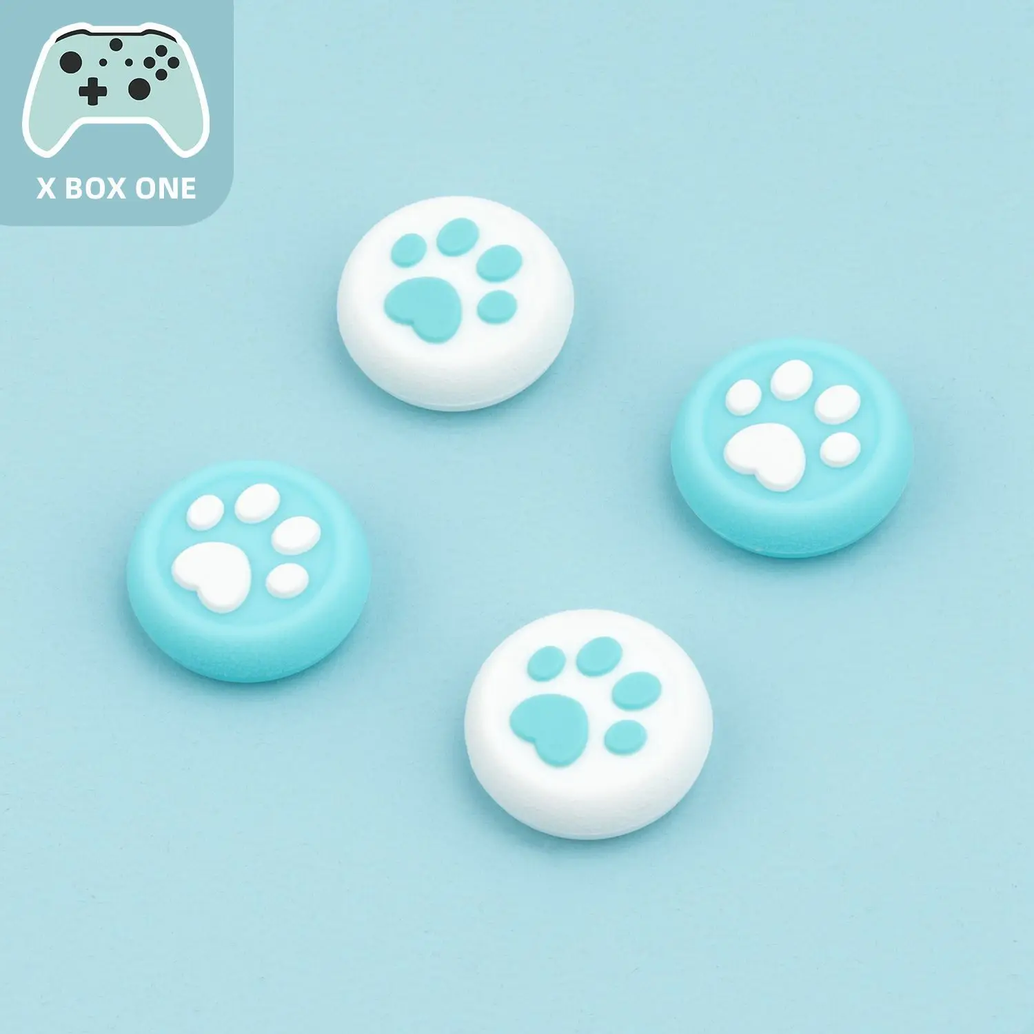 Geekshare 2Pair Silicone Soft Thumb Stick Grip Cap Joystick Cover For Xbox One Controller Replacement Thumbstick Case