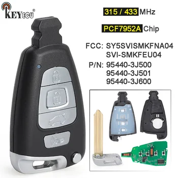 Keyforkess 315MHz / 433MHz PCF7952A 95440-3J600/3 j501 SY5SVISMKFNA04 Smart Remote Key Fob per Hyundai Veracruz 2017/90-12