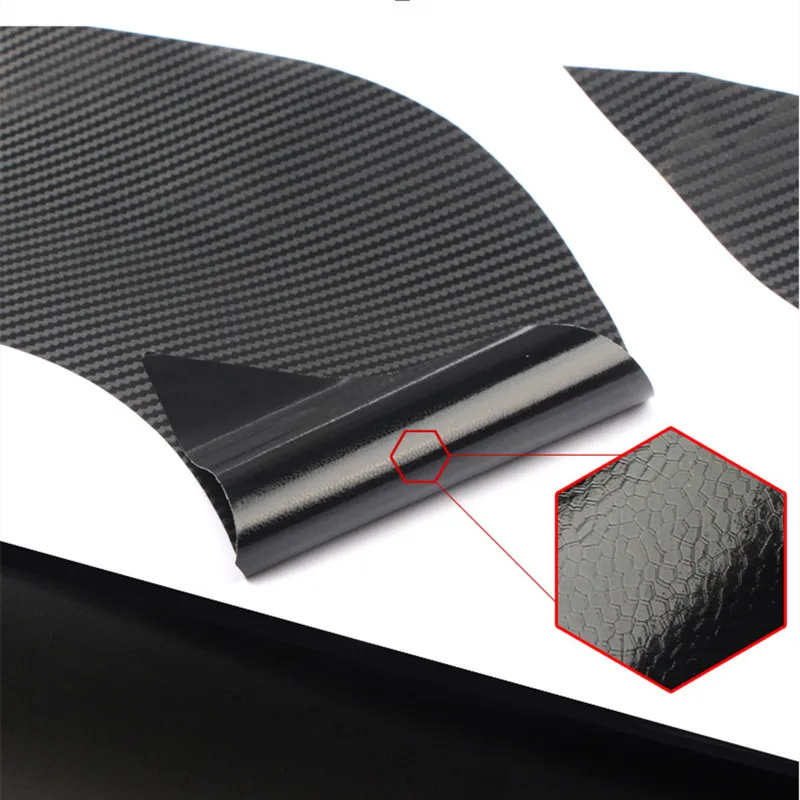 4pcs Car Door Sticker Carbon Fiber Styling Scratches Cover For Citroen C4 Grand Picasso Dodge Ram Seat Leon Fr Car Supplies