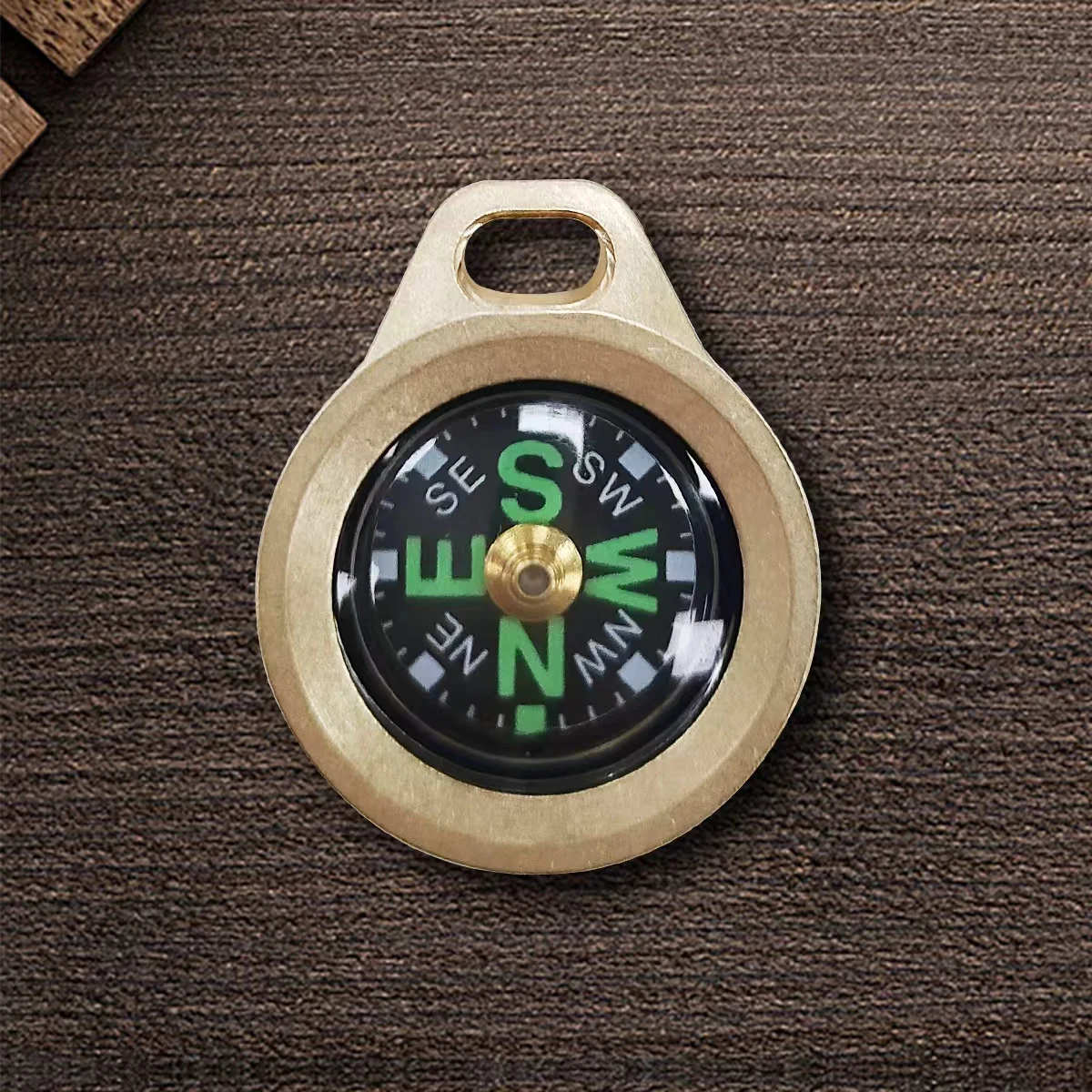 Outdoors Emergency Survival EDC Camping Hiking Pocket Brass Compass Portable Compass Navigation for Outdoor Act Keychain whistle keychain tactical keychain keychain tool keychain charm