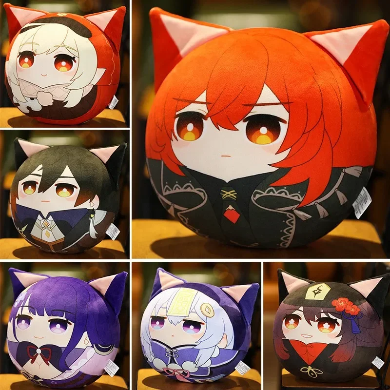 

Аниме Genshin Impact Kamisato Ayato Xiao Cyno Kaeya Zhongli кулон брелок игрушки Мягкая Плюшевая Кукла подарок для детей 10/40 см