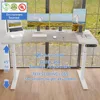 Dual Motor Height Adjustable Electric Standing Desk,Height Stand Up Computer Desk,Sit and Stand Home Office Desk 3