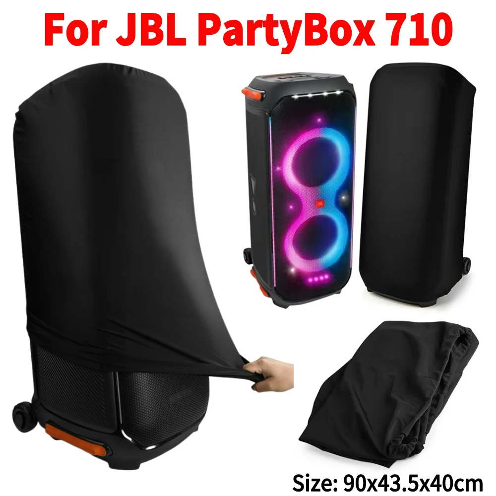 Dust Cover Case for JBL Partybox 710 Speaker Elastic Outdoor Speaker Protective Cover Dust Case Bluetooth Speaker Carrying Case