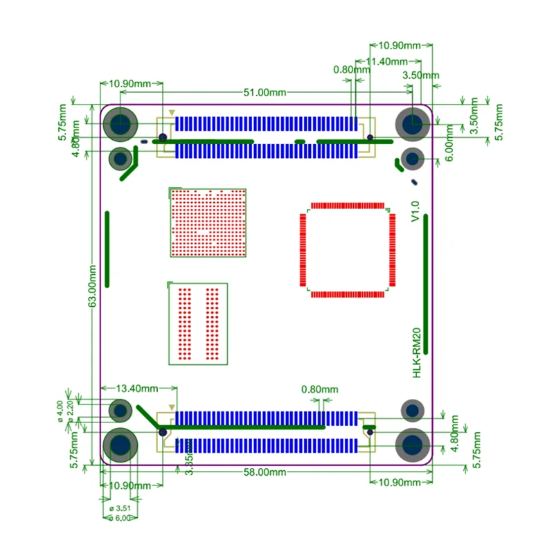 1.3G MT7981BA+MT7531AE Openwrt 기가비트 라우터 모듈 키트 HLK-RM20 DDR3 256M+256M Nand 플래시 US Plug-TCES