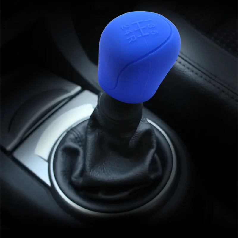 Universal Car Silicone Gear Head Shift Shifter Knob Cover Gear Shift Collars Handbrake Car Hand Brake Covers Accessories hand brake cover,car interior accessories,gear head cover