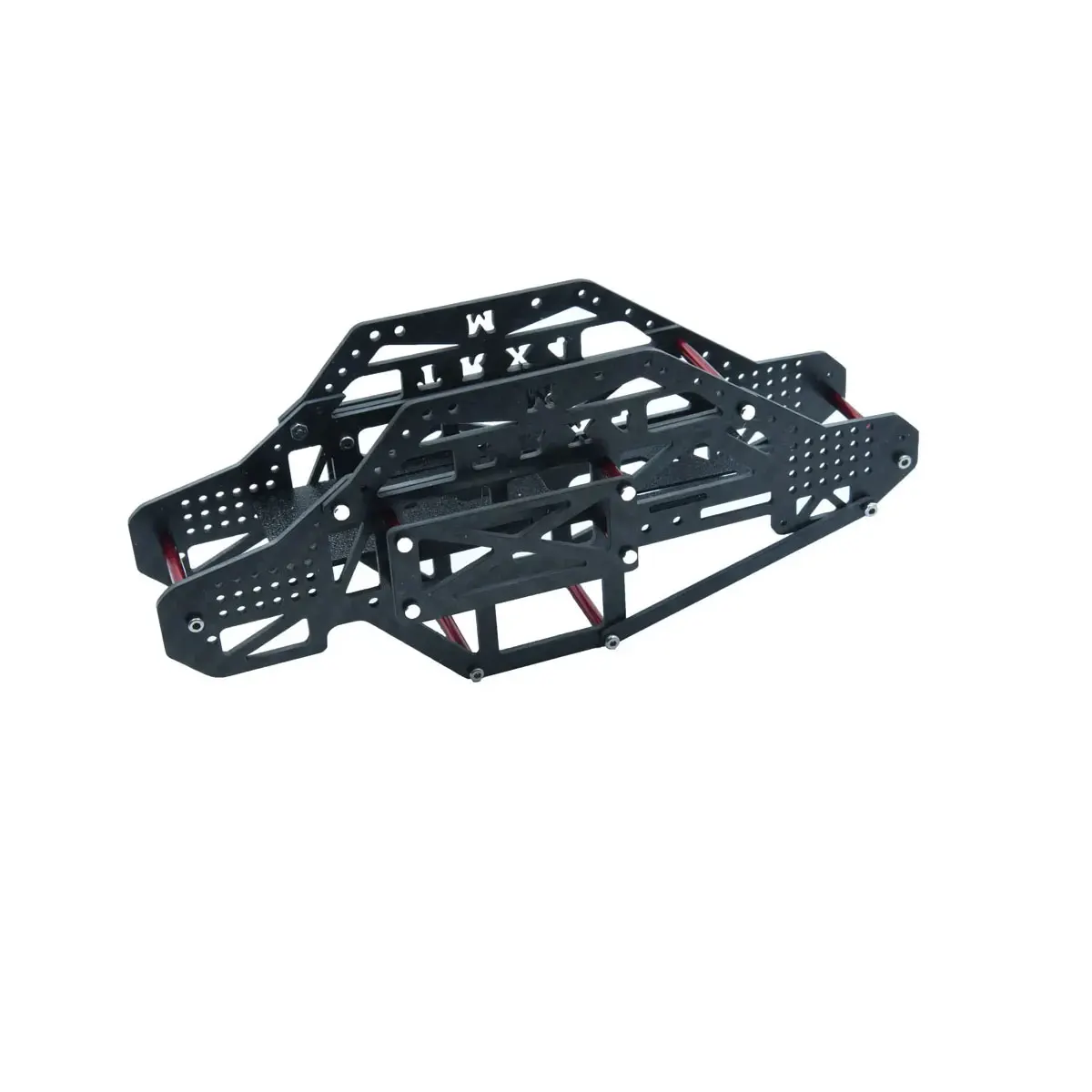 Hwrc Chasis De Fibra De Carbono Para 1/18 Rc Crawler Trx4M Trx-4M Bronco Monster Buggy Truck, Piezas De Actualizaciion
