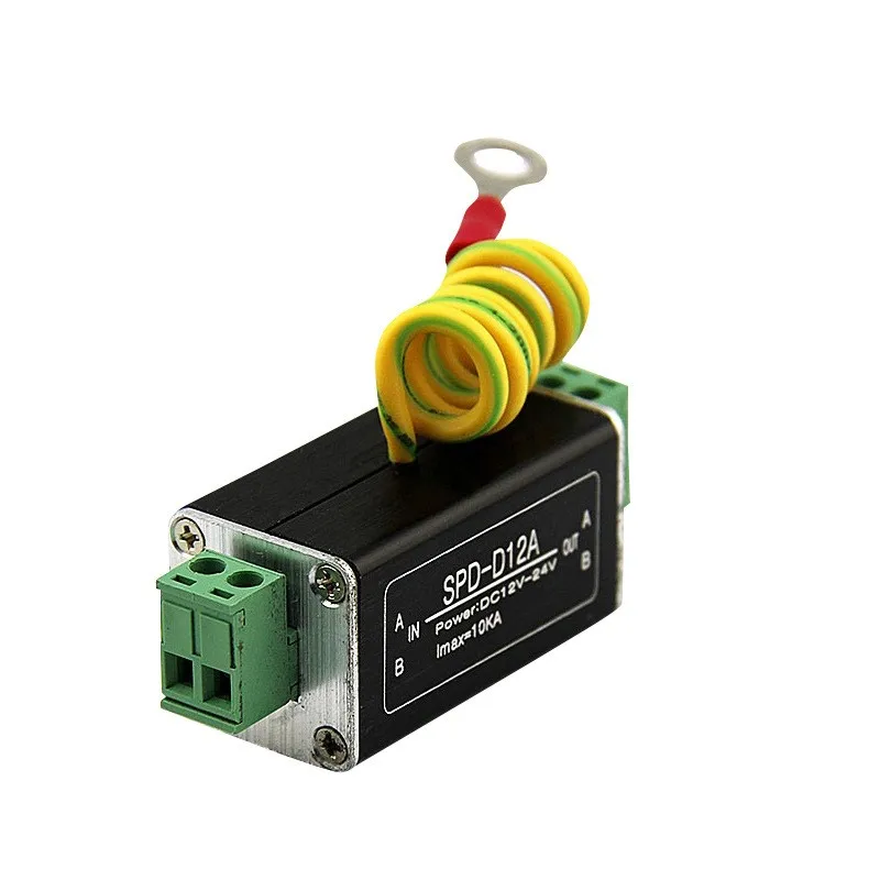 SPD-D12A Low Voltage Power Lightning Protector Monitoring Camera Power Adapter Weak Current Surge Protector