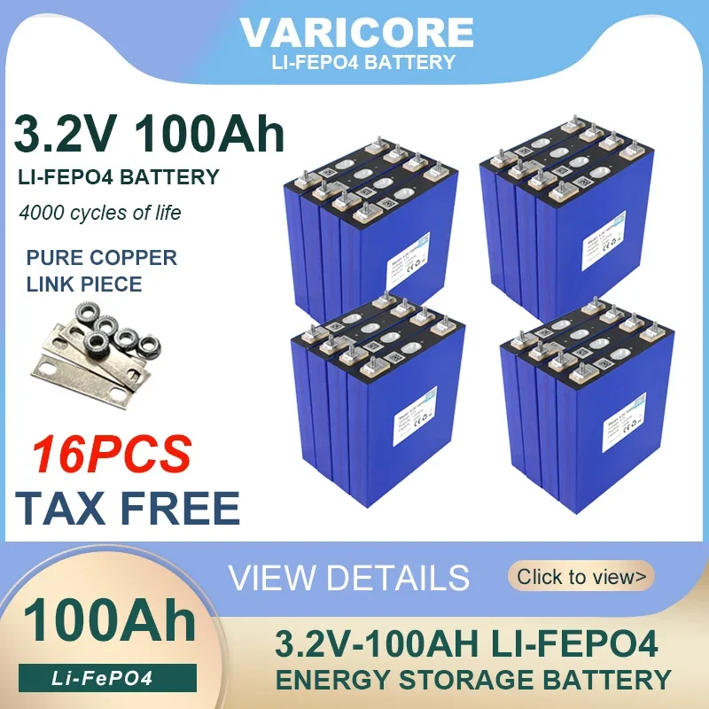 16x lifepo4 100Ah