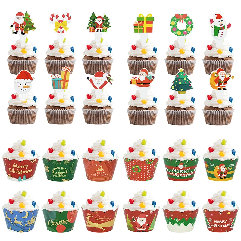 KIT 12 Cupcakes SIRENE CAKE DECOR