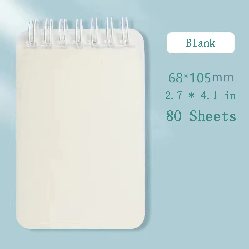 Compact Pocket Notebook - Portable Mini Memo Notepad