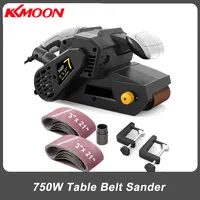 750W Belt Sander Table Sander with Variable Speed Control 2-in-1 Vacuum Cleaner Adapter 3 Meter Length Power Cable 10 Piece Belt 1