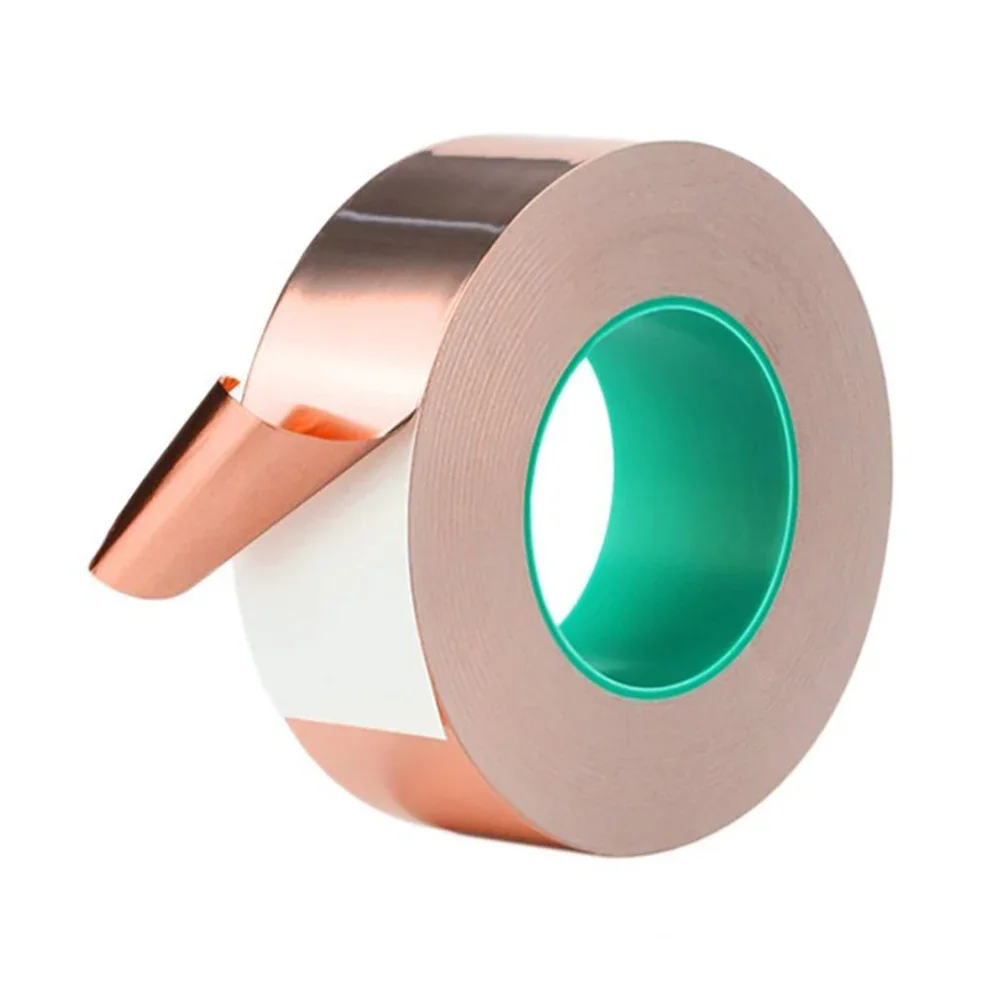 

Fitment Copper Tape High Quality Conductive Adhesive Coating Conductivity Pots And Beds Aesthetics Garden Crafts