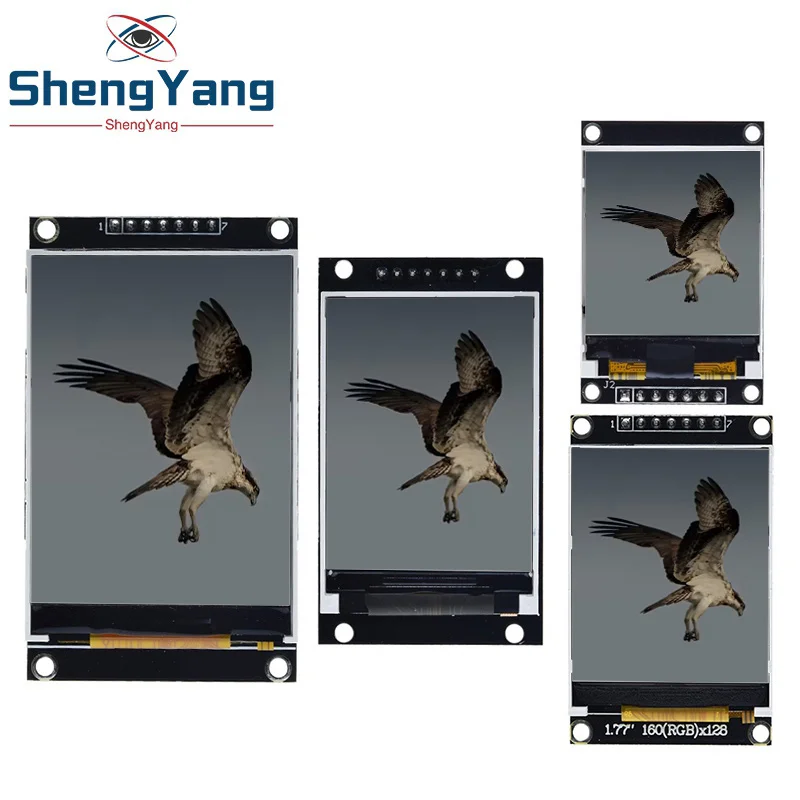 TZT 1.77/2.0/2.4/2.8 Inch TFT Color Screen LCD Display Module Drive ST7735 ST7789 Interface SPI 128*128 240*320