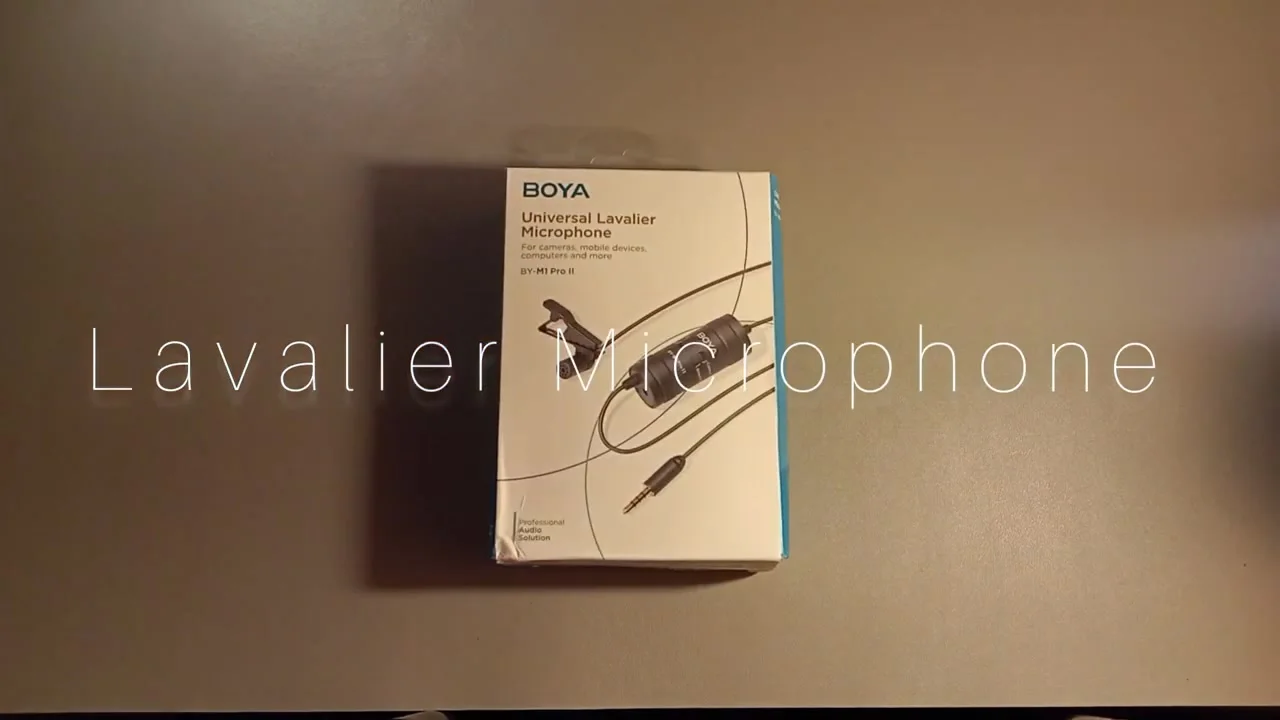 Surveillance Lavalier-microfoon, BOYA BY-M1 Pro Omnidirectionele condensator microfoon Compatibel met iPhone Android SmartPhone DSLR-camera Camcorder audiorecorder YouTube (20 voet kabel