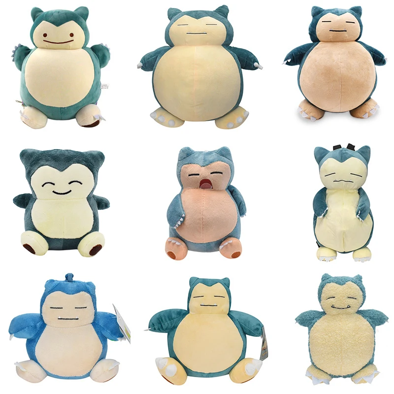 Snorlax Pokemon Plush Toy New Original Pokemon Anime Character Peluche Dolls Soft Stuffed Toy Figurine Birthday Christmas Gifts