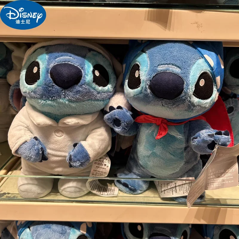 

30cm New Disney Stitch Plush Doll Kawaii Lilo & Stitch Stuffed Toy Summer Dream Series Plushies Pillow Festival Birthday Gift
